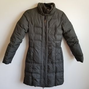 Larry Levine Green Down Puffer Coat